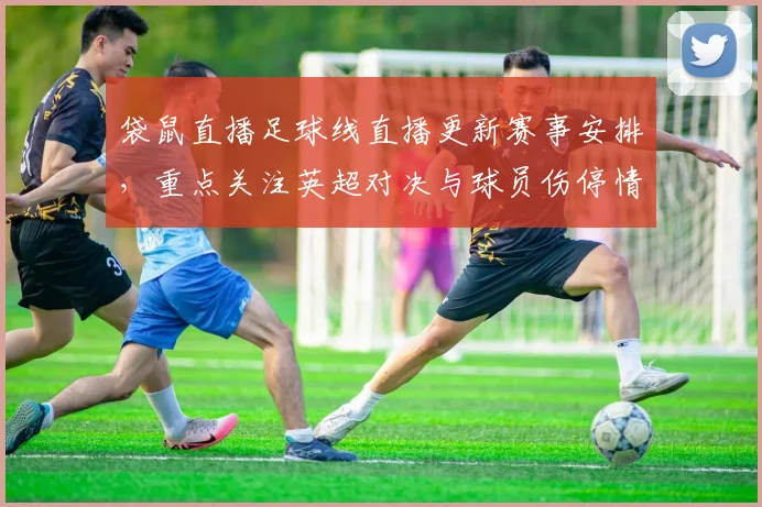 袋鼠直播足球线直播更新赛事安排，重点关注英超对决与球员伤停情况